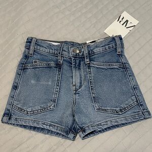 Zara Girls Classic Blue Jean Shorts Size 6